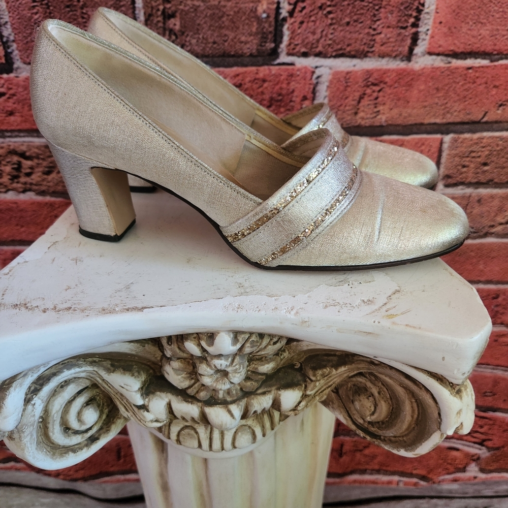 Vintage gold shoes